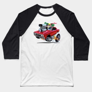 1967 Chevelle Super Sport Red Baseball T-Shirt